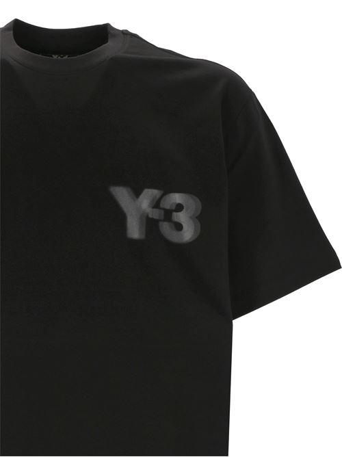 T-shirt Y-3 Logo Short Sleeve Adidas - Y3 | JE9282BLACK